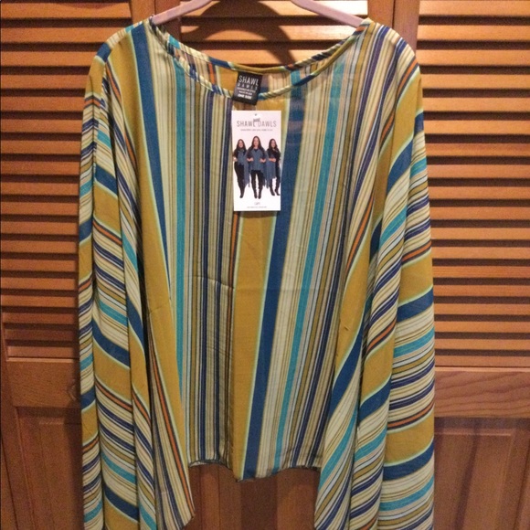 Shawl Dawls Tops - 24. NWT WOMENS SHAWL DAWLS ONE SIZE CONVERTIBLE 3 IN 1 TUNIC